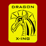 Crested Dragon Premium Magnet premium magnets