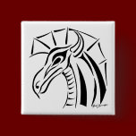 Crested Dragon Square Button buttons