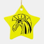 Crested Dragon Star Ornament