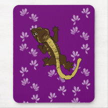crestie footprints purple (mousepad)