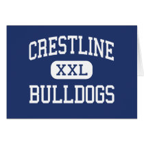 Crestline - Bulldogs - High - Crestline Ohio Greeting Cards
