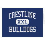 Crestline - Bulldogs - High - Crestline Ohio Greeting Cards