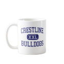 Crestline - Bulldogs - High - Crestline Ohio mugs