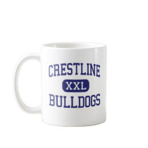 Crestline - Bulldogs - High - Crestline Ohio mugs