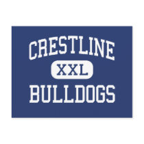 Crestline - Bulldogs - High - Crestline Ohio postcards