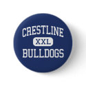 Crestline Bulldogs Middle Crestline Ohio buttons