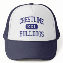 Crestline Bulldogs Middle Crestline Ohio hats