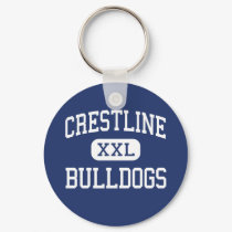 Crestline Bulldogs Middle Crestline Ohio keychains