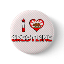 Crestline, CA Pinback Button