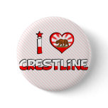 Crestline, CA Pinback Button