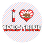 Crestline, CA Sticker