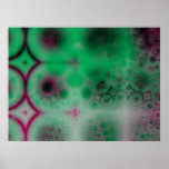 Crestline - Fractal Art Poster posters