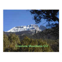 Crestone Mountains CO Postcard postcards
