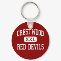 Crestwood - Red Devils - High School - Mantua Ohio keychains