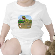 Cretaceous Corgi Baby Creeper