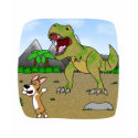 Cretaceous Corgi Women's Two-Tone Shirt