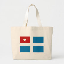 Cretan State Flag Tote Bags
