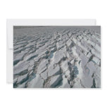 Crevassed glacier personalized invitations