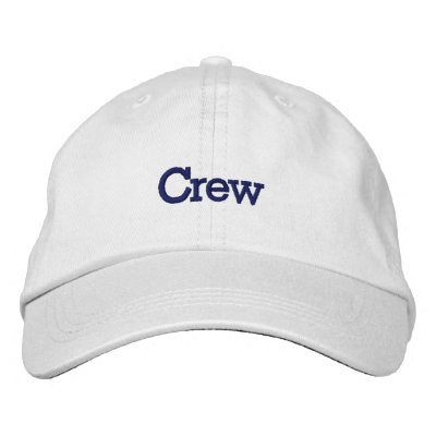 Crew Hat Embroidered hat by superrox