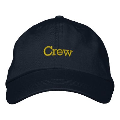 Crew Hat Embroidered Hat by superrox