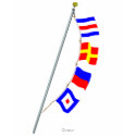 CREW Nautical Signal Flag Message t-shirts