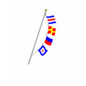 CREW Nautical Signal Flag Message t-shirts