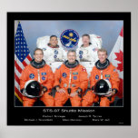 Crew of the NASA STS-97 Shuttle Poster