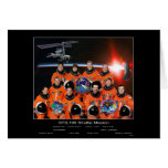 Crew of the STS-108 Shuttle Missio... - Customized cards
