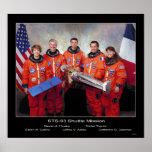 Crew of the STS-93 Shuttle Mission posters