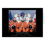 Crew of the STS-97 Shuttle Mission - 2000 Card