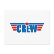 Crew Wings Badge - Aviation Postcard
