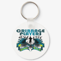 Cribbage Players Gone Wild keychains by busybrain Cribbage Players Gone Wild keychains