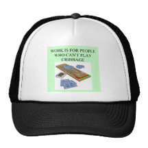 cribbage players mesh hat