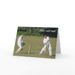 Cricket 100th birthday card