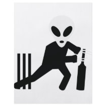 cricket alien icon custom flyer