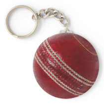 CRICKET BALL KEY CHAIN