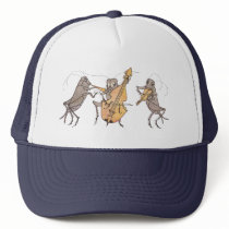 Cricket Band with Horn, Cello & Violin Trucker Hat