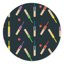 Cricket Bats and Balls Stickers
