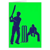 CRICKET BATTER AND REF CARD