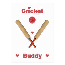 Cricket Buddy business cards