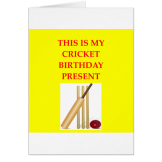Cricket Birthday Cards | Zazzle