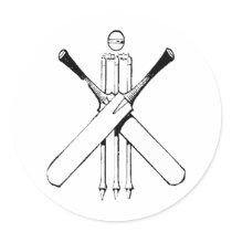 CRICKET EQUIPMENT STICKERS