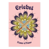 Cricket Flower of Power Business Card