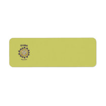 Cricket Flower of Power Custom Return Address Label
