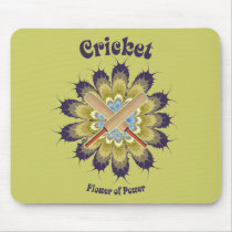 Cricket Flower of Power Mouse Pad