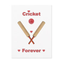 Cricket Forever Hearts Postcards