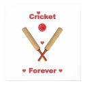 Cricket Forever Hearts Posters
