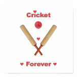 Cricket Forever Hearts Posters
