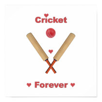 Cricket Forever Hearts Posters