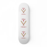 Cricket Forever Hearts Skate Board Deck